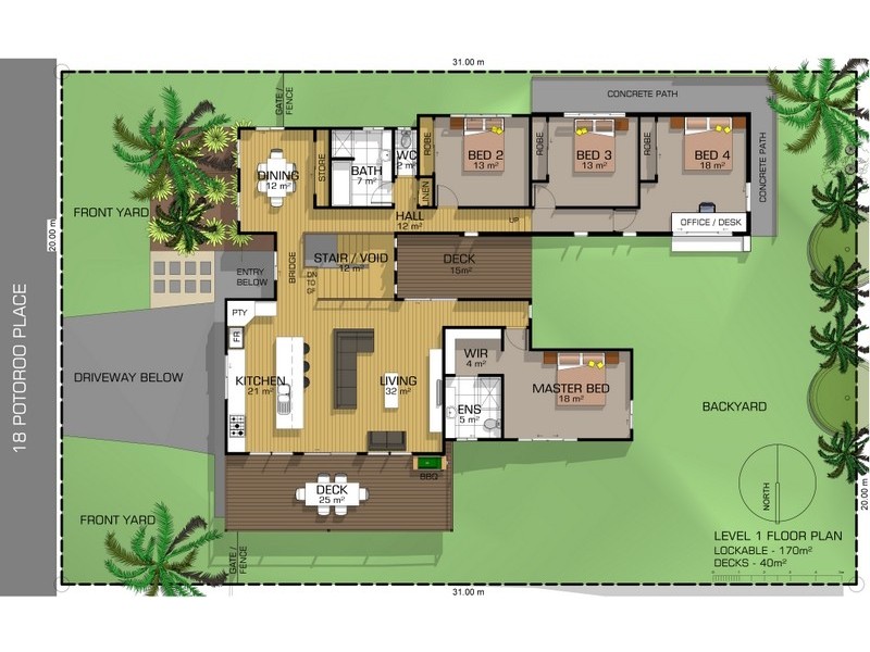 18 Potoroo Place, Burnside QLD 4560 Floorplan