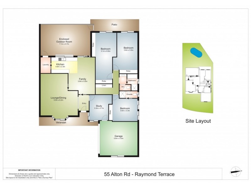 55 Alton Road, Raymond Terrace NSW 2324 Floorplan