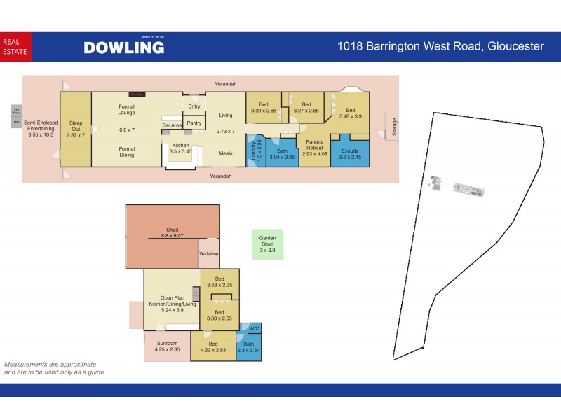 1018 Barrington West Road, Gloucester NSW 2422 Floorplan