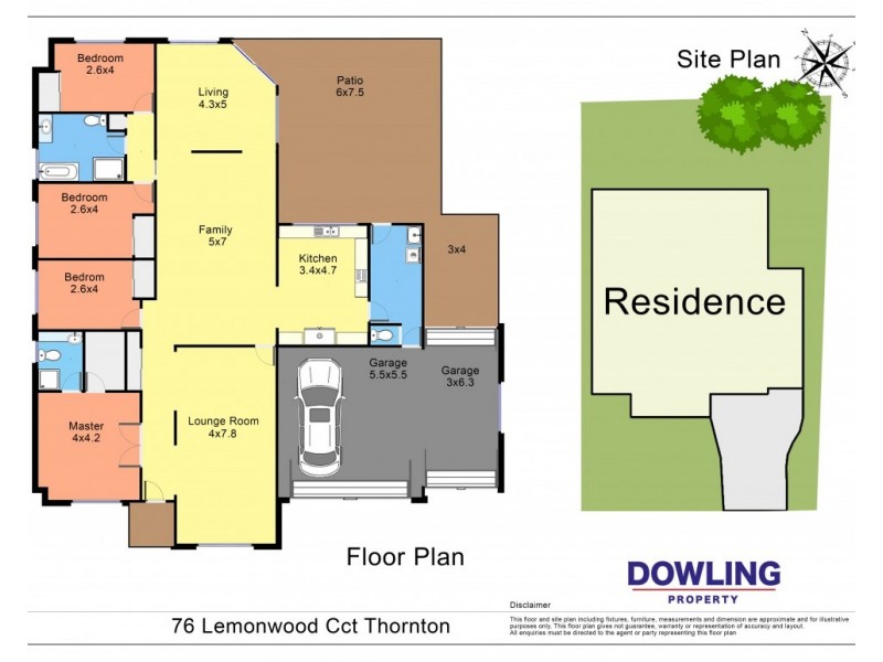 76 Lemonwood Circuit, Thornton NSW 2322 Floorplan