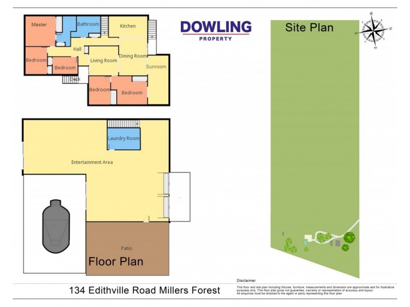 134 Edithville Road, Millers Forest NSW 2324 Floorplan