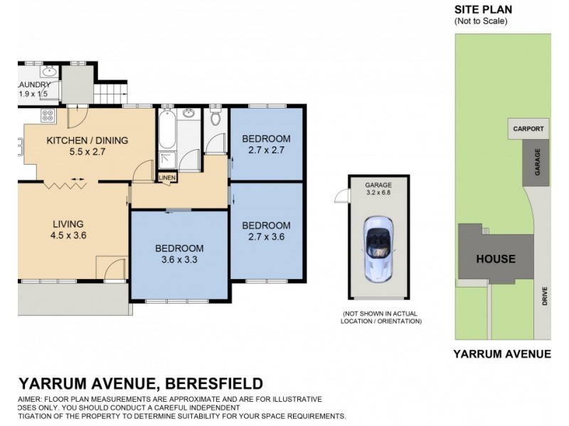 30 Yarrum Avenue, Beresfield NSW 2322 Floorplan