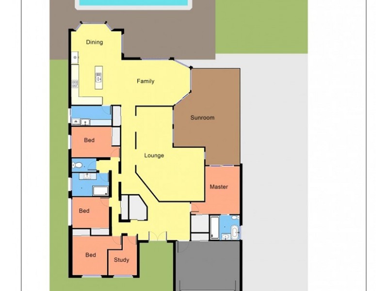 2 Drayton Crescent, Thornton NSW 2322 Floorplan