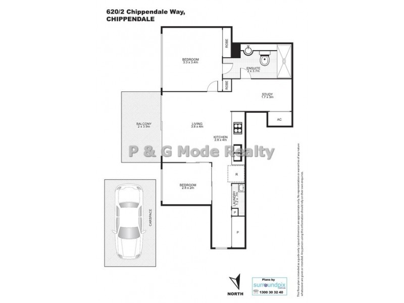 620/2 Chippendale Way, Chippendale NSW 2008 Floorplan