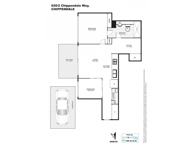 W620/2 Chippendale Way, Chippendale NSW 2008 Floorplan
