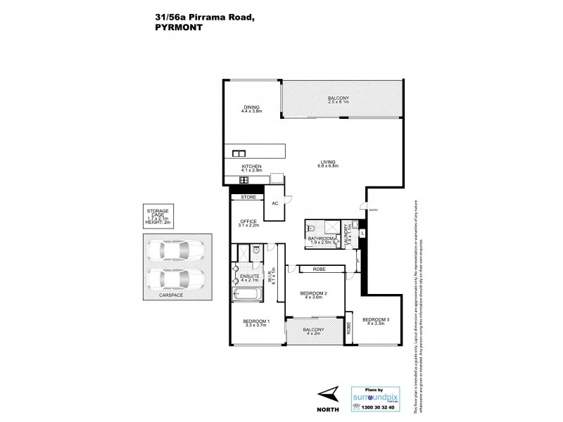 56A Pirrama Road, Pyrmont NSW 2009 Floorplan