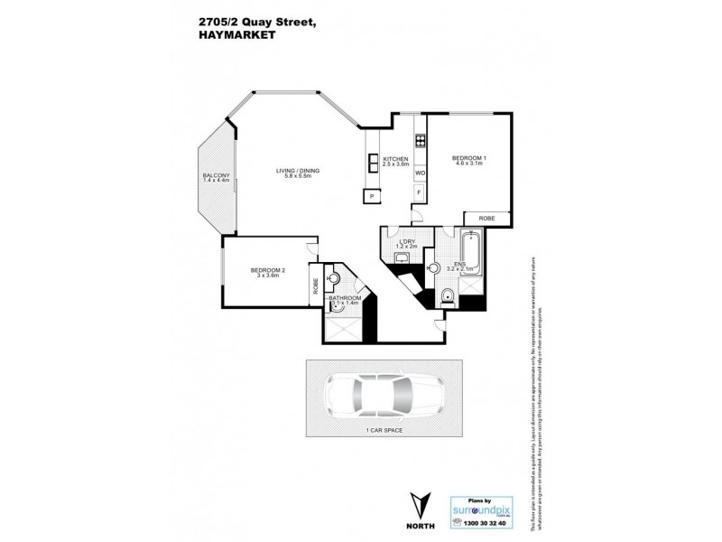 2 Quay Street, Haymarket NSW 2000 Floorplan
