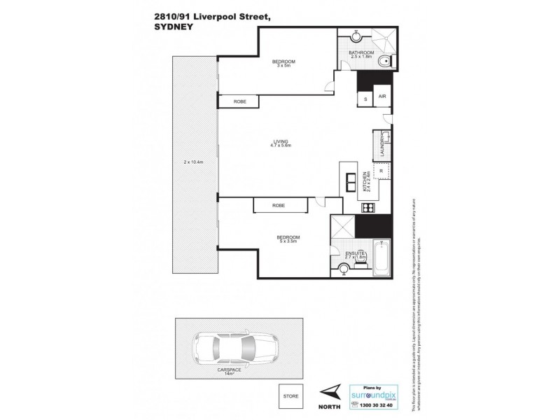 91 Liverpool Street, Sydney NSW 2000 Floorplan