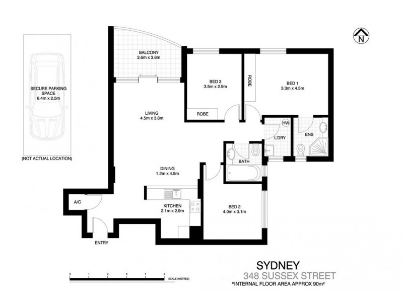 348 Sussex Street, Sydney NSW 2000 Floorplan