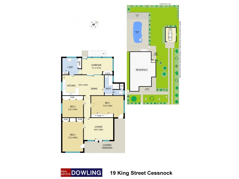 19 King Street, Cessnock NSW 2325 Floorplan