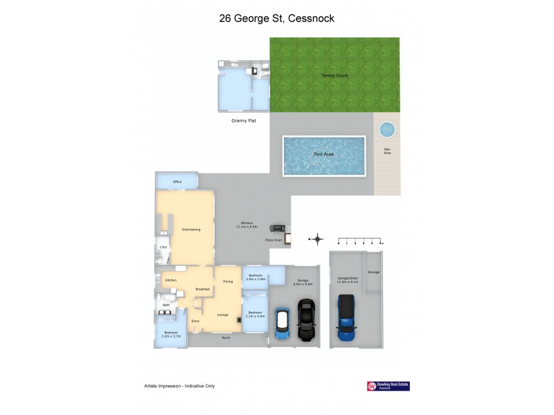 26 George Street, Cessnock NSW 2325 Floorplan