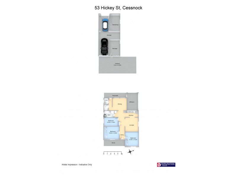 53 Hickey Street, Cessnock NSW 2325 Floorplan