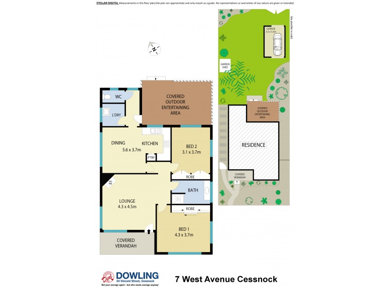 7 West Avenue, Cessnock NSW 2325 Floorplan