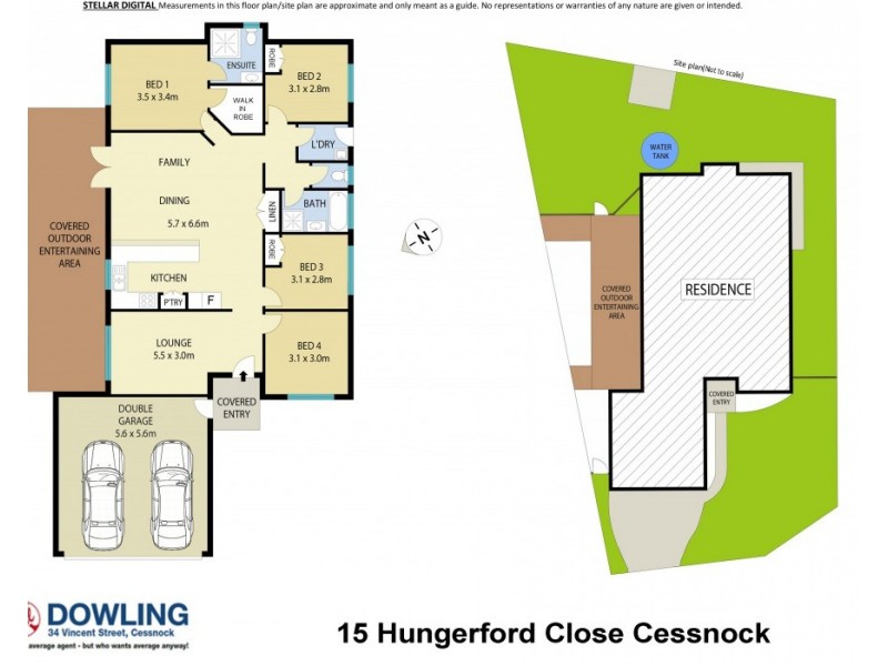 15 Hungerford Close, Cessnock NSW 2325 Floorplan