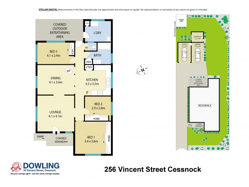 256 Vincent Street, Cessnock NSW 2325 Floorplan