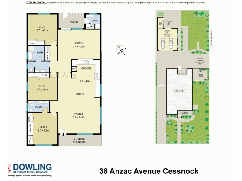 38 Anzac Avenue, Cessnock NSW 2325 Floorplan