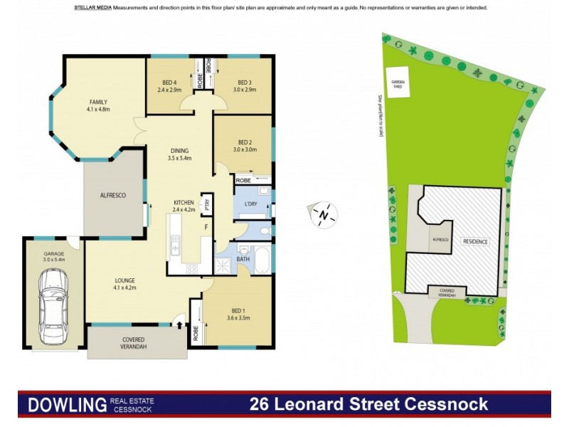 26 Leonard Street, Cessnock NSW 2325 Floorplan