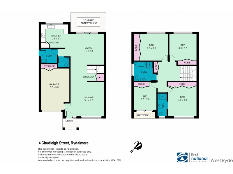4 Chudleigh Street, Rydalmere NSW 2116 Floorplan