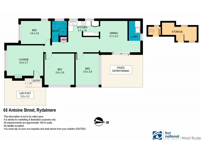 65 Antoine Street, Rydalmere NSW 2116 Floorplan