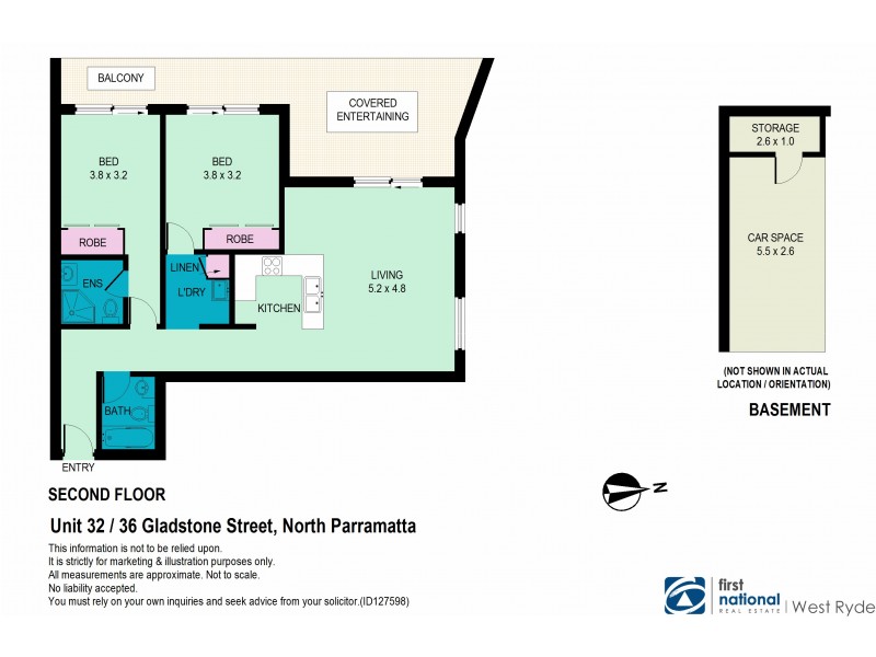 32/36 Gladstone Street, North Parramatta NSW 2151 Floorplan