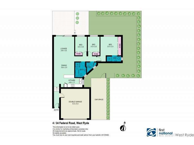 4/34 Federal Road, West Ryde NSW 2114 Floorplan