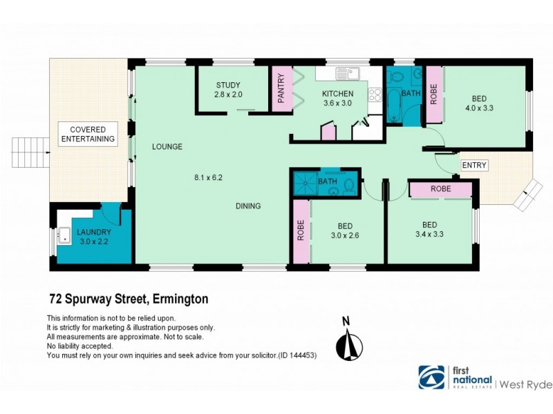 72 Spurway Street, Ermington NSW 2115 Floorplan