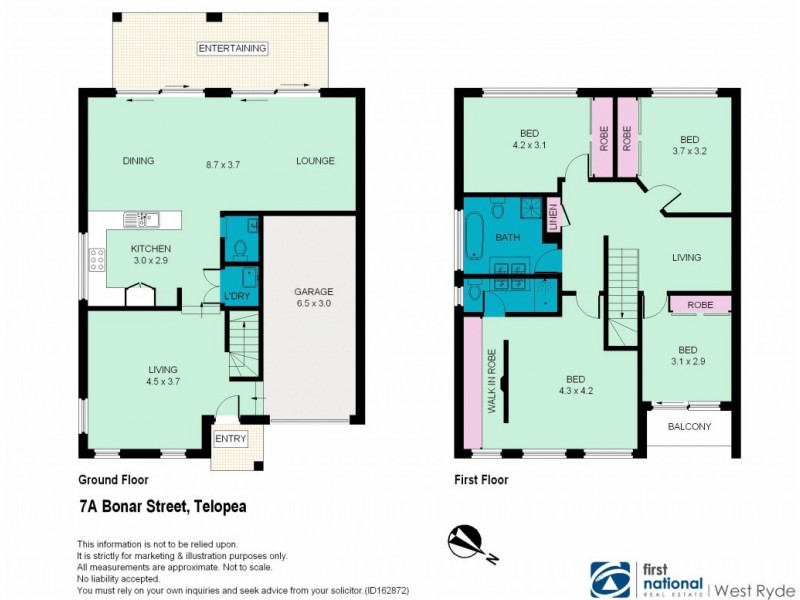 7A Bonar Street, Telopea NSW 2117 Floorplan