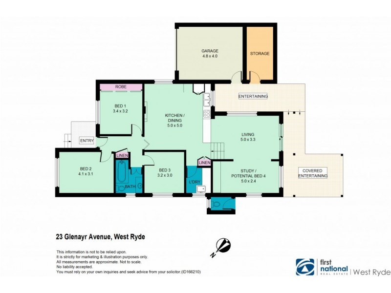 23 Glenayr Avenue, West Ryde NSW 2114 Floorplan