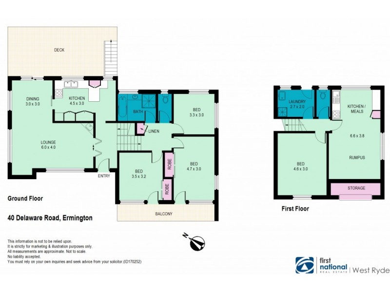 40 Delaware Road, Ermington NSW 2115 Floorplan