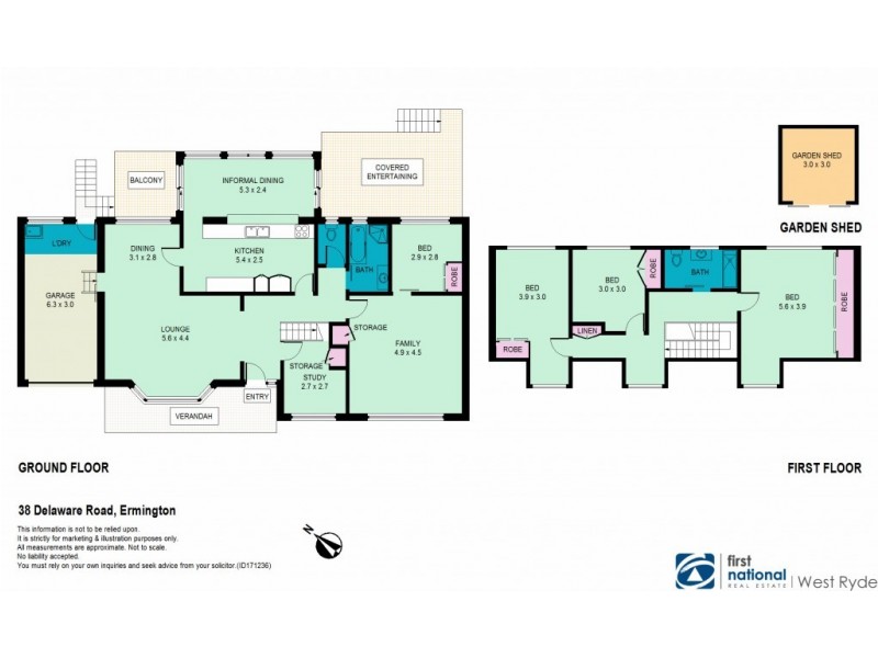 38 Delaware Road, Ermington NSW 2115 Floorplan