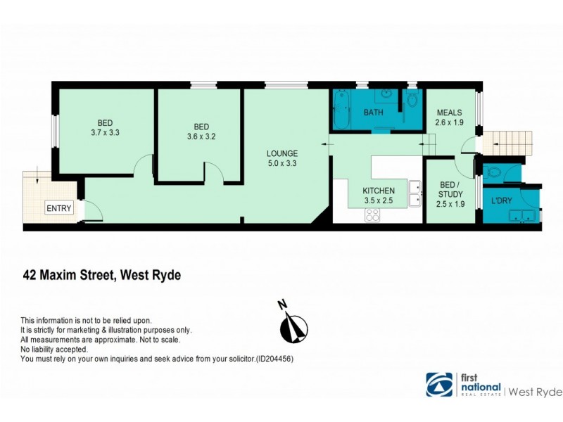 42 Maxim Street,, West Ryde NSW 2114 Floorplan