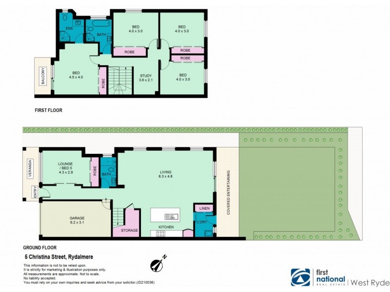 5A Christina Street, Rydalmere NSW 2116 Floorplan