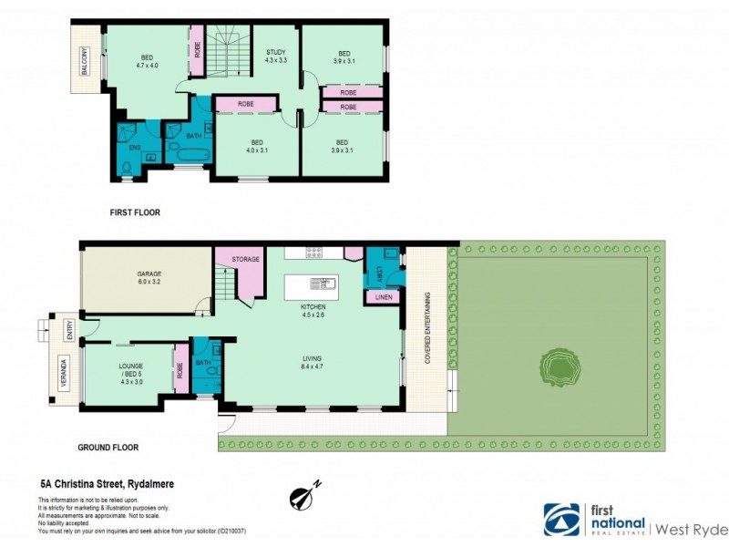 5 Christina Street, Rydalmere NSW 2116 Floorplan
