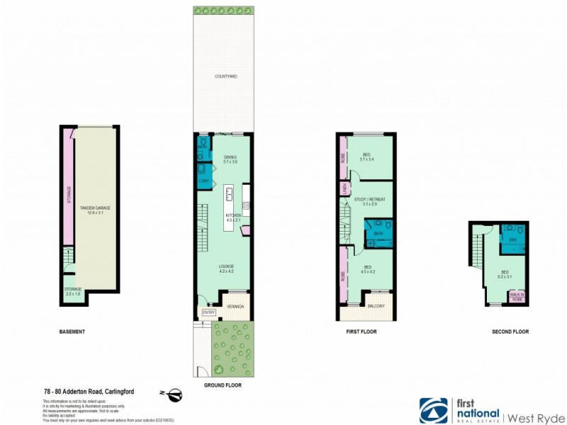 78-80 Adderton Road, Carlingford NSW 2118 Floorplan