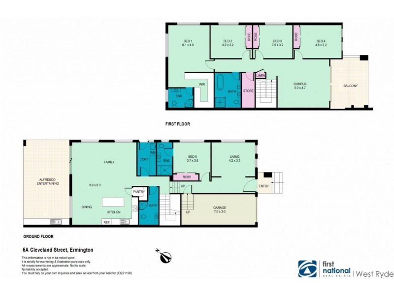 5 Cleveland Street, Ermington NSW 2115 Floorplan