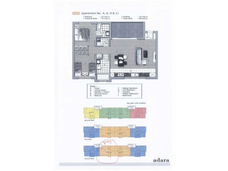 11/173 Adderton Road, Carlingford NSW 2118 Floorplan