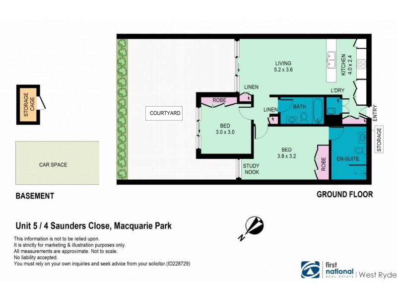 5/4 Saunders Close, Macquarie Park NSW 2113 Floorplan