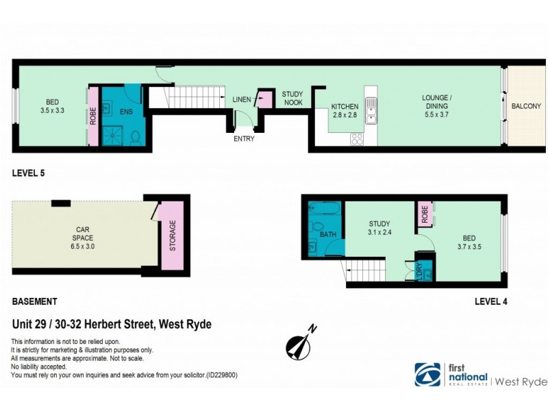 29/30-32 Herbert Street, West Ryde NSW 2114 Floorplan