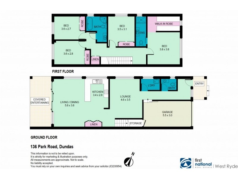 136 Park Road, Dundas NSW 2117 Floorplan
