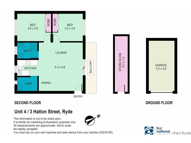 4/3 Hatton Street, Ryde NSW 2112 Floorplan