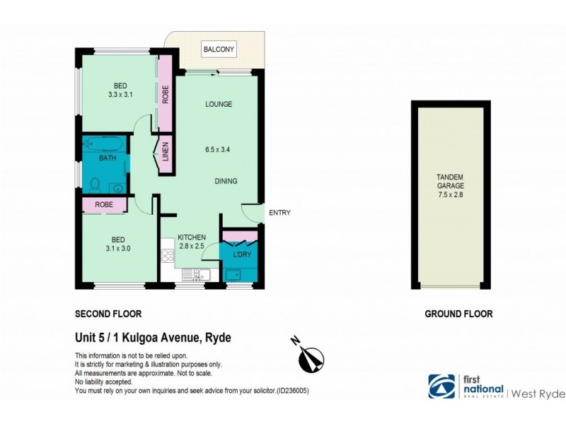 5/1 Kulgoa Avenue, Ryde NSW 2112 Floorplan