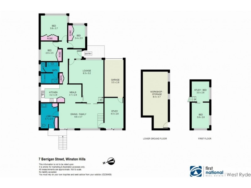 7 Berrigan Street, Winston Hills NSW 2153 Floorplan