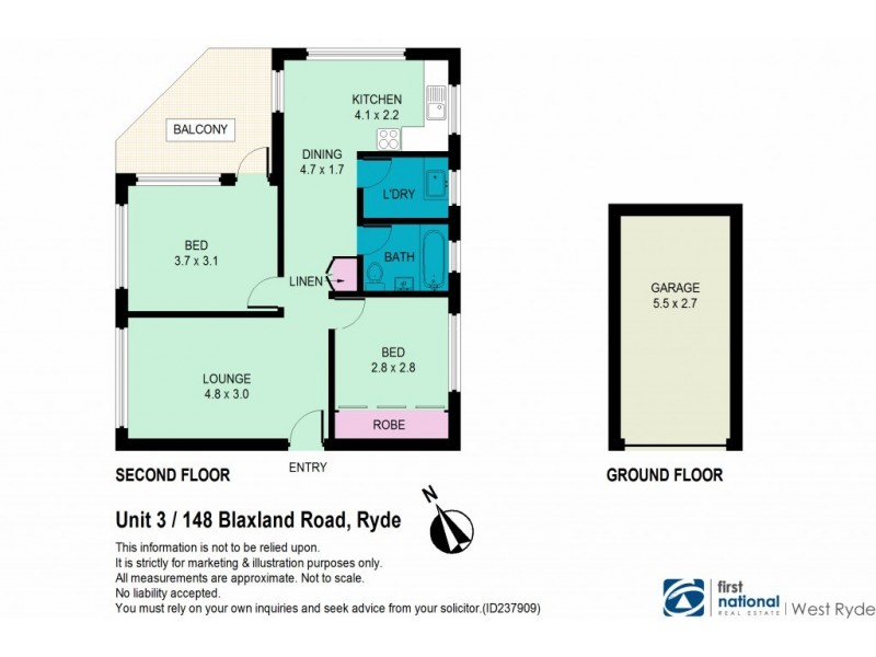 3/148A Blaxland road (cnr Belmore & Blaxland rd), Ryde NSW 2112 Floorplan