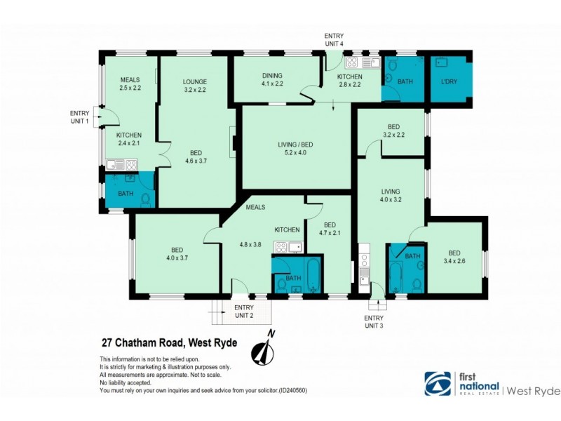27 Chatham Road, West Ryde NSW 2114 Floorplan
