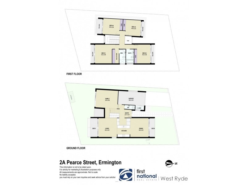 2A Pearce Street, Ermington NSW 2115 Floorplan