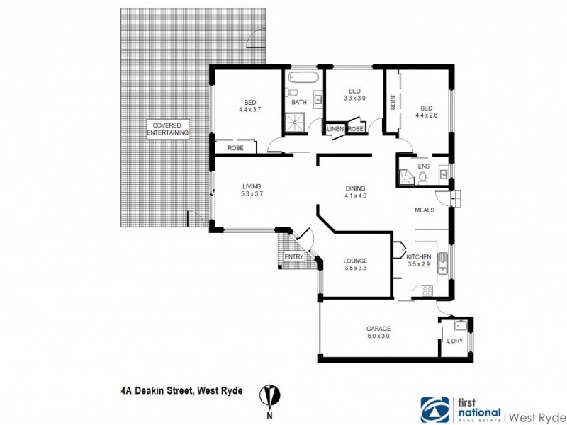 4A Deakin Street, West Ryde NSW 2114 Floorplan