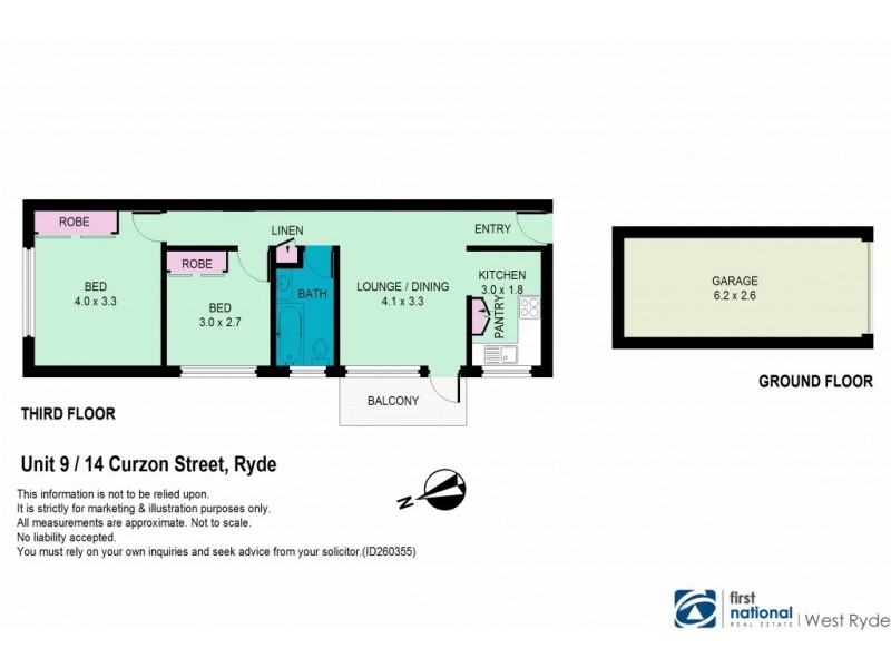 9/14 Curzon Street, Ryde NSW 2112 Floorplan