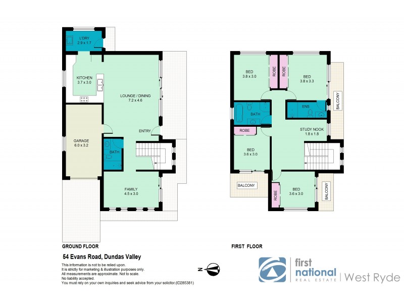 54 Evans Road, Dundas Valley NSW 2117 Floorplan