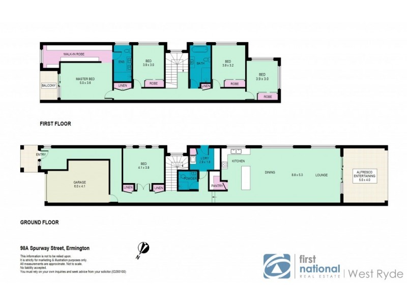 98A Spurway Street, Ermington NSW 2115 Floorplan