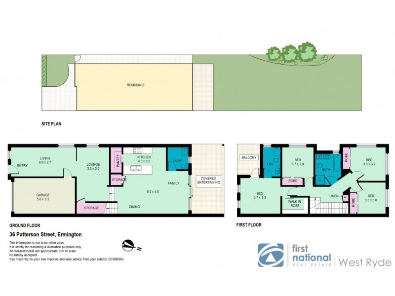 36 Patterson Street, Ermington NSW 2115 Floorplan